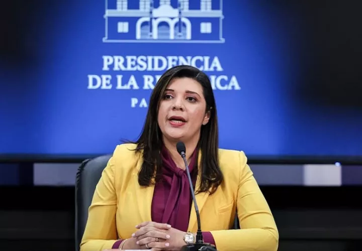 La Ministra de Trabajo, Jackeline Muñoz de Cedeño.Archivo