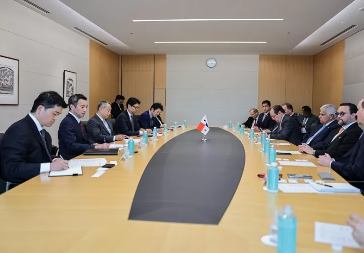 Reunión con directivos del Mizuho Bank y Sumitomo Corp. Foto: Cortesía