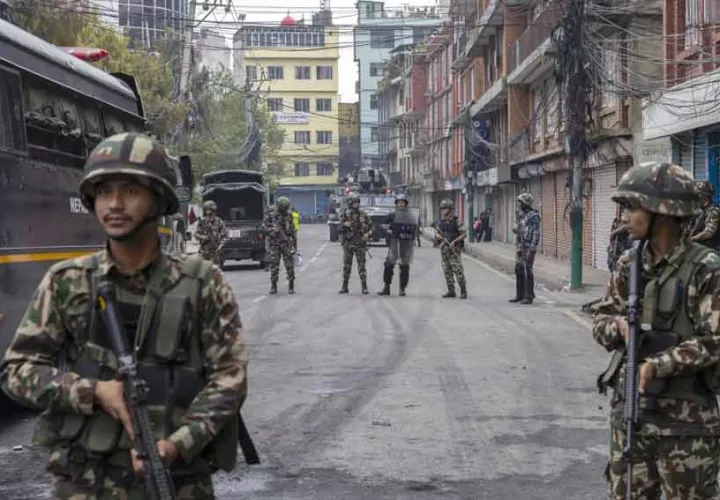 Ele ejército tomó el control de la situación. Foto EFE