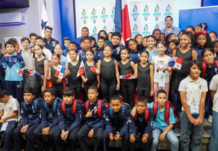 Delegación panameña para los Juegos de Codicader. Foto: Jaime Chávez