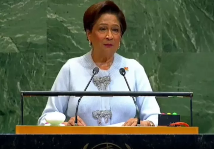 Kamla Persad-Bissessar, primera ministra trinitense. Foto: EFE