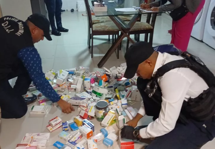 Las investigaciones iniciales guiaron a las autoridades hasta una vivienda en el corregimiento de Vacamonte en donde fue ubicada parte de la mercancía hurtada. Foto. Policía Nacional