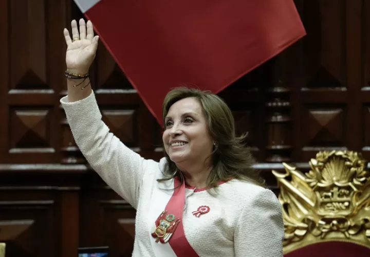 Dina Boluarte, presidenta destituida. EFE