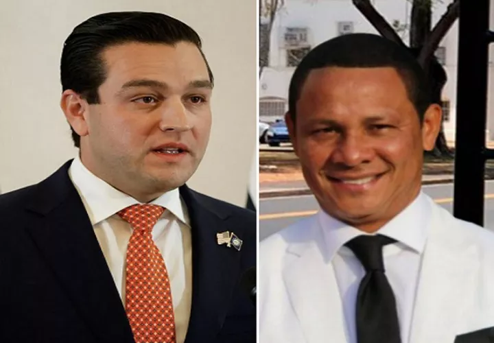 Kevin Marino Cabrera, embajador de Estados Unidos en Panamá y el exdiputado Héctor Brands. 