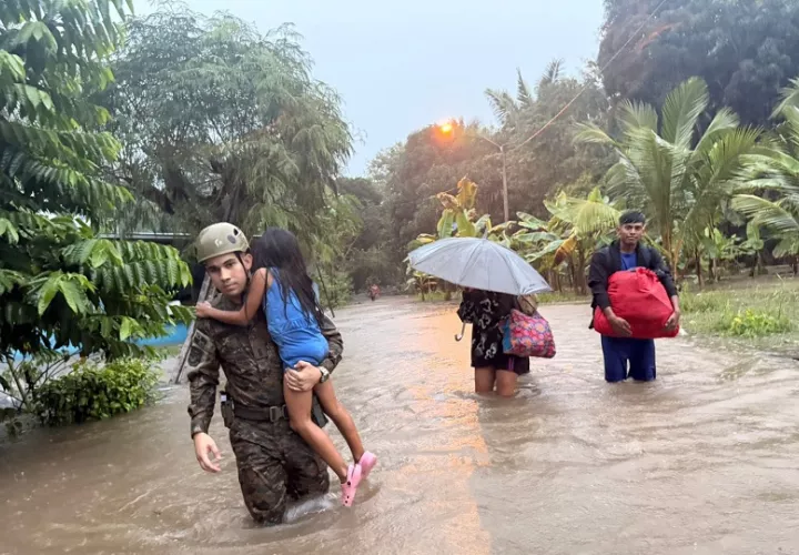 Los afectados se encuentran en un albergue. Foto. Cortesía. Senafront