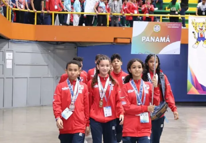 Panameños en los Juegos de Codicader. Foto: Pandeportes