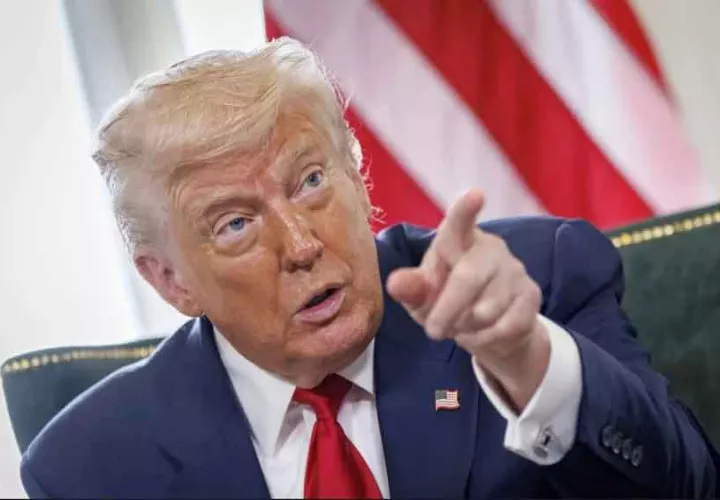 Donald Trump, presidente de Estados Unidos sigue en la contienda. Foto EFE