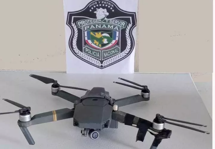 El uso de drones le permite a la Policía Nacional llegar a zonas donde no lo hace la cámara de vigilancia. Foto Ilustrativa