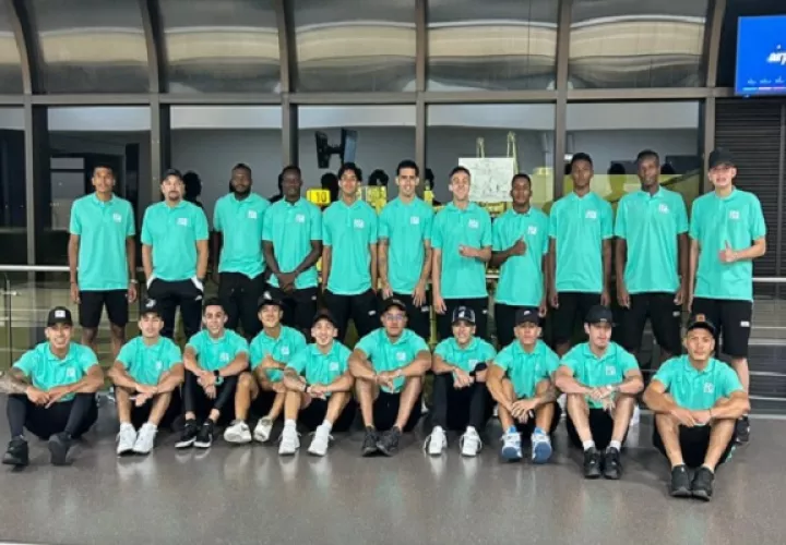 Equipo de Envigado Margos en Panamá. Foto:Cortesía