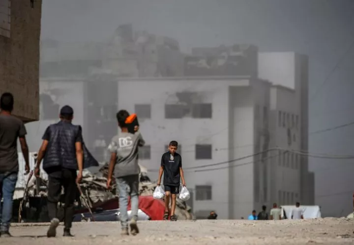 Ciudad de Gaza. Foto: EFE