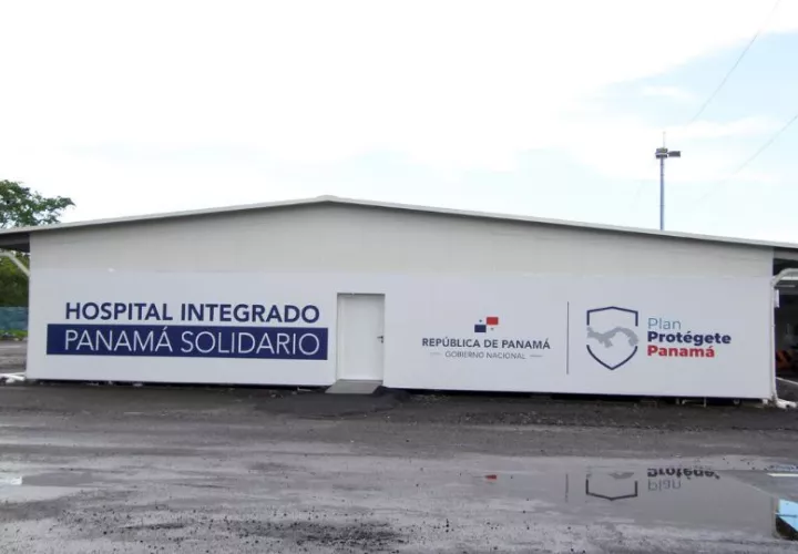 El Hospital Modular Panamá Solidario fue inaugurado en abril de 2020. Foto: Archivo