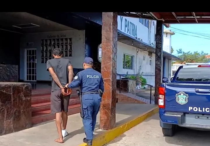 El sospechoso será puesto a órdenes de las autoridades competentes para la respectiva audiencia. Foto. Thays Domínguez