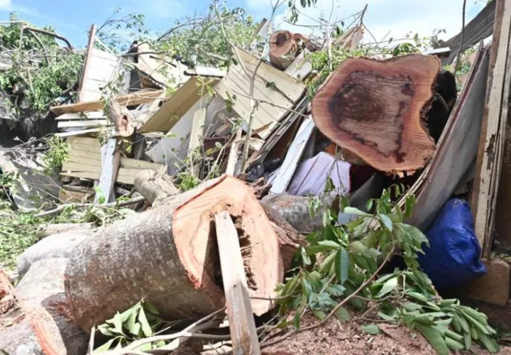 Los daños provocados por el paso del huracán Melissa. Foto: EFE