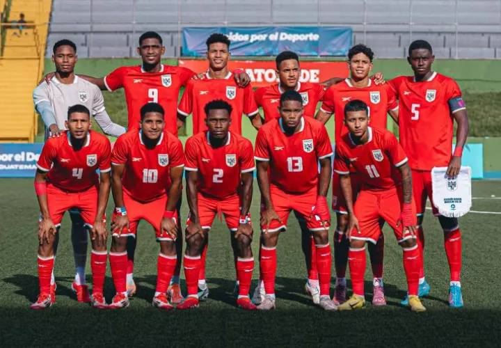 Equipo de Panamá Sub-20. Foto: FPF