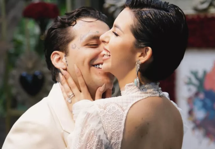 Ángela Aguilar y Christian Nodal. Foto: Instagram / @nodal / @angela_aguilar_