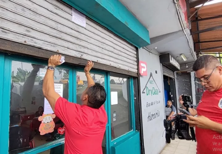 Las autoridades cerraron un restuarante por varias irregularidades. Foto. Eric Montenegro