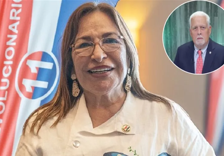 Balbina Herrera recibió el respaldo del expresidente Pérez Balladares. 