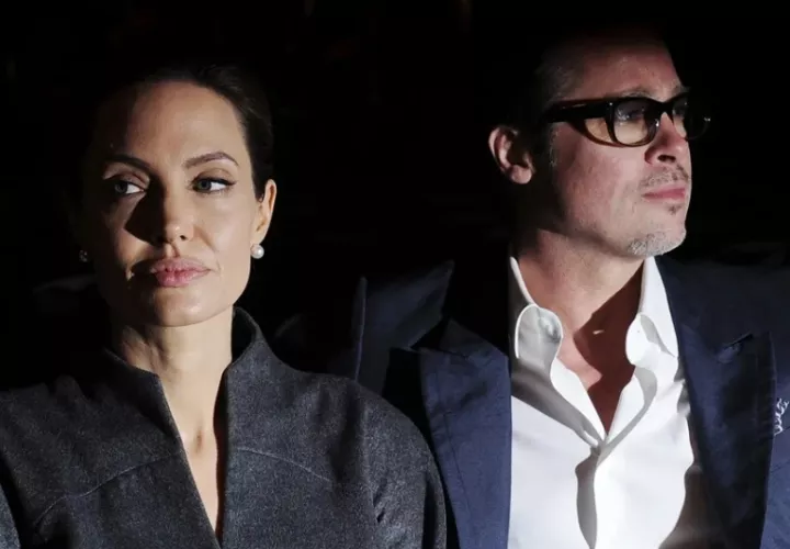 Brad Pitt y  Angelina Jolie. Foto: EFE / EPA / Facundo Arrizabalaga