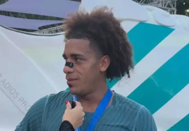 Adalberto 'Coco' Carrasquilla, participó en los 5 kilómetros. Foto: Captura