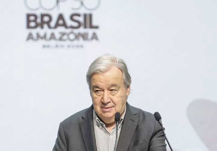 El secretario general de la ONU, Antonio Guterres. EFE/ Fraga Alves