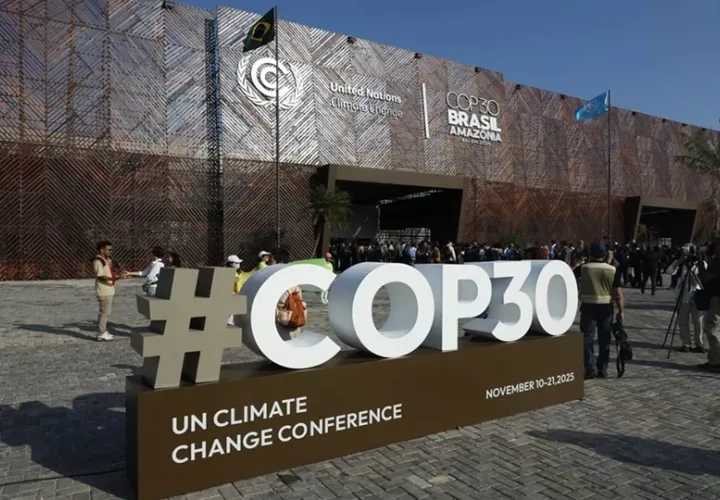 El texto de la COP30 reconoce que el cambio climático "es una preocupación común de la humanidad. Foto: EFE