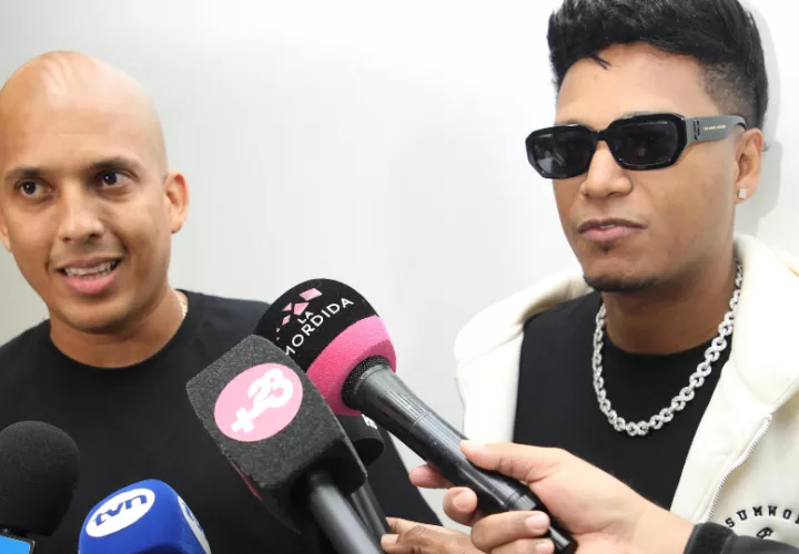 René Araúz y Eddy Lover. Foto: Cortesía