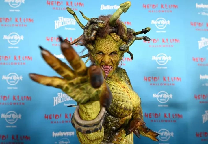 Heidi Klum como Medusa. Foto: Instagram / @heidiklum