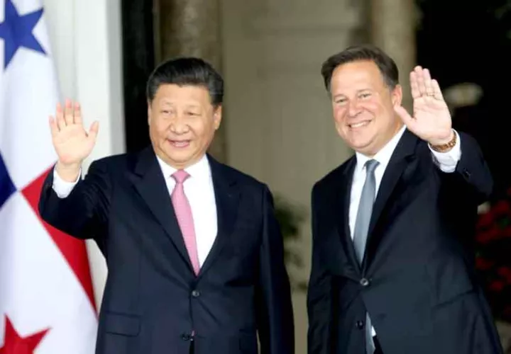  Juan Carlos Varela y Xi Jinping se reunieron en 2018. Foto Archivo
