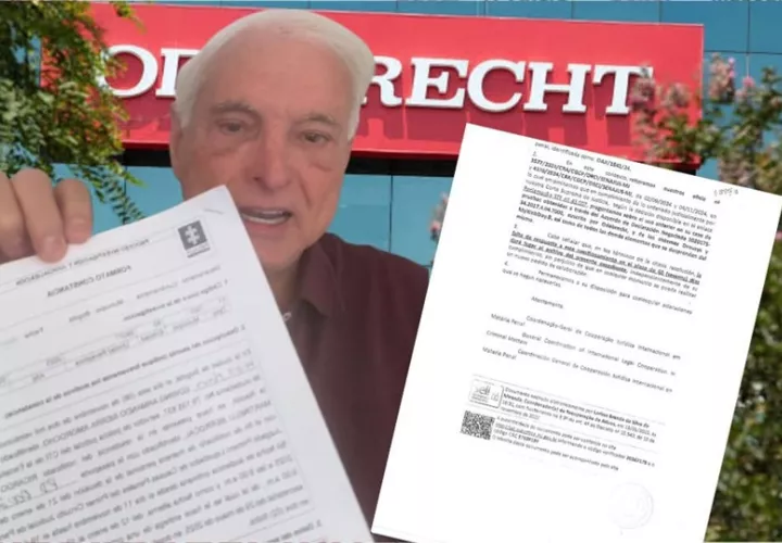Ricardo Martinelli mostró su notificación, en el documento de al lado, el plazo dado por Brasil.