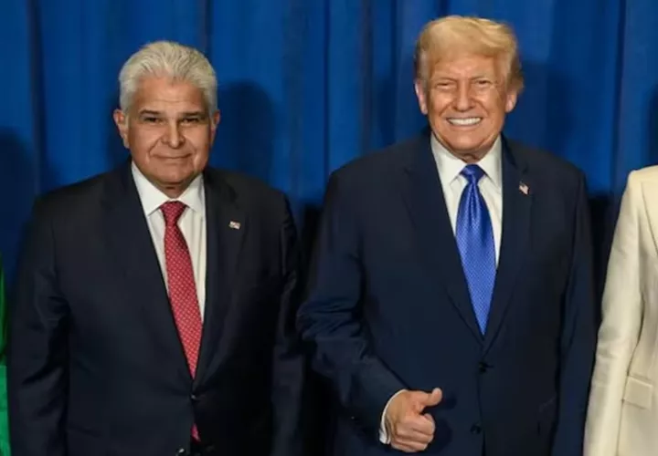 Mulino y Trump se encontraron semanas atrás en Nueva York. Foto: Cortesía