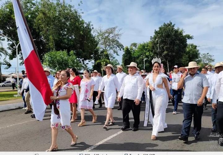 En el distrito de La Chorrera, por designación del concejo municipal, fue designada oradora oficial Itzel Torres Guaylupo destacada defensora de los derechos humanos de las mujeres. Foto. ERric Montenegro
