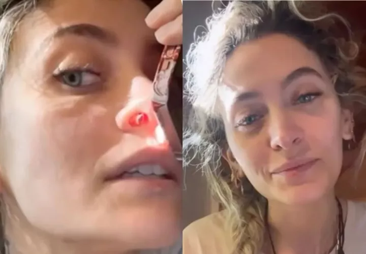 Paris Jackson muestra los efectos de las drogas. 