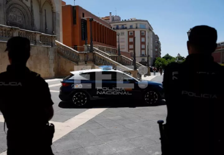 Agentes de la Policía Nacional en el centro de Madrid. Archivo/ EFE/ Mariscal