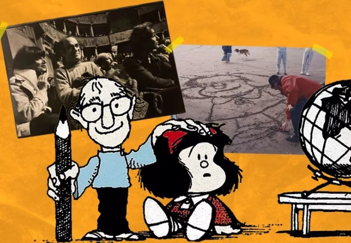 'Quinografía' recorre la vida, la obra y el mundo afectivo de Quino. Fotos: Cortesía