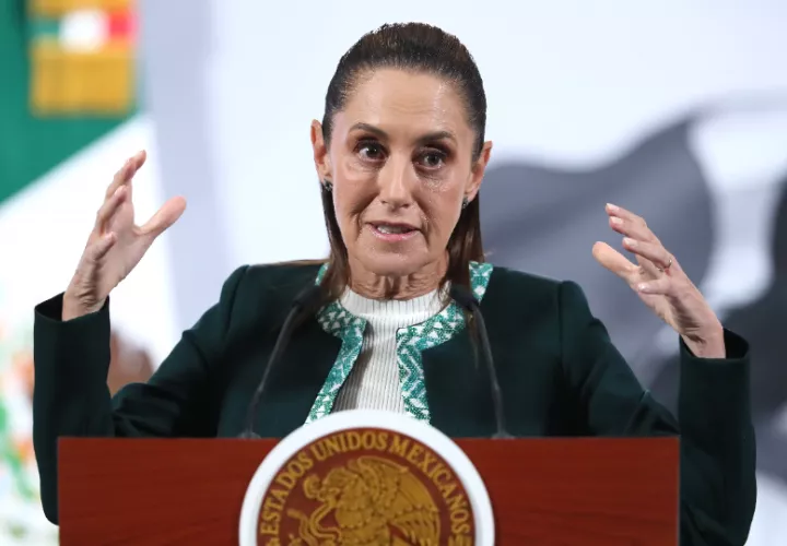 Claudia Sheinbaum, la presidenta de México. Foto: EFE / Mario Guzmán