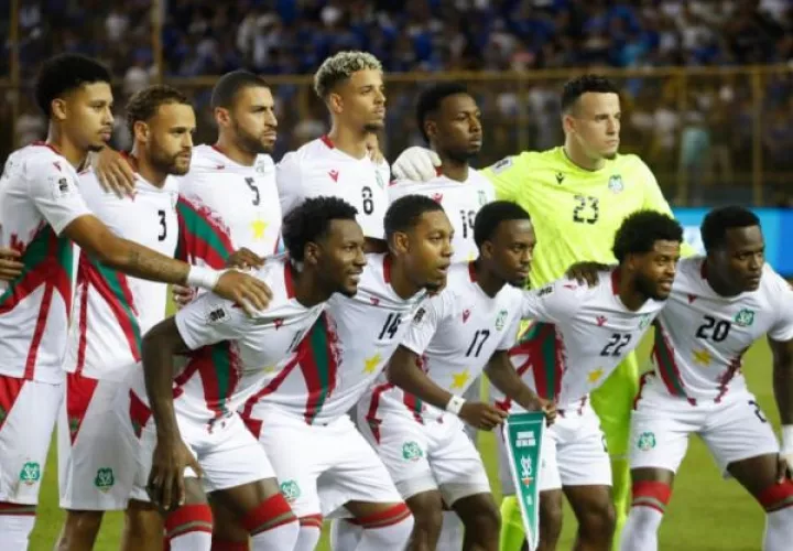 Equipo de Surinam. Foto: EFE