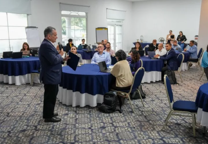 Durante el taller. Cortesía