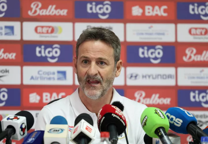 Thomas Christiansen,  técnico de Panamá. Foto: EFE