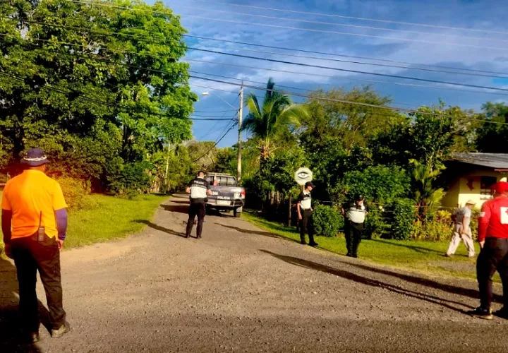 Las operaciones de este sábado se concentran en el corregimiento de Carlos Santana, en la provincia de Veraguas. Foto. Sinaproc