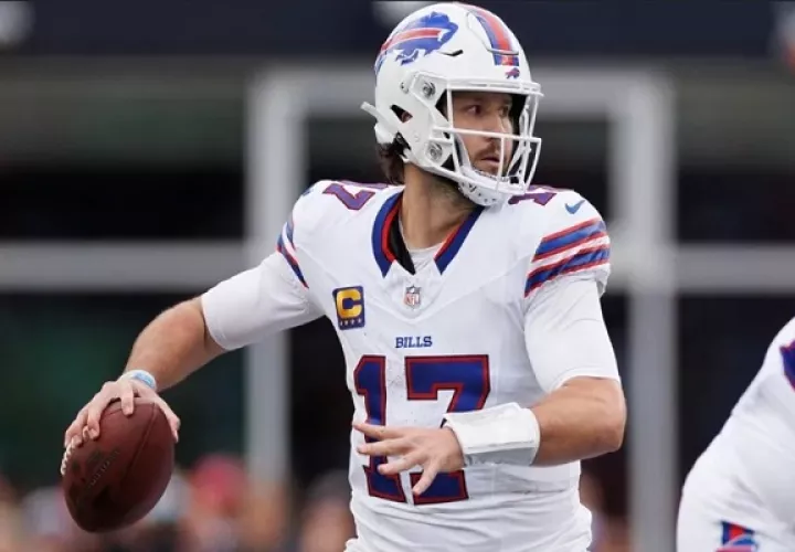 Josh Allen es mariscal de campo de los  de Buffalo Bills. Foto: EFE