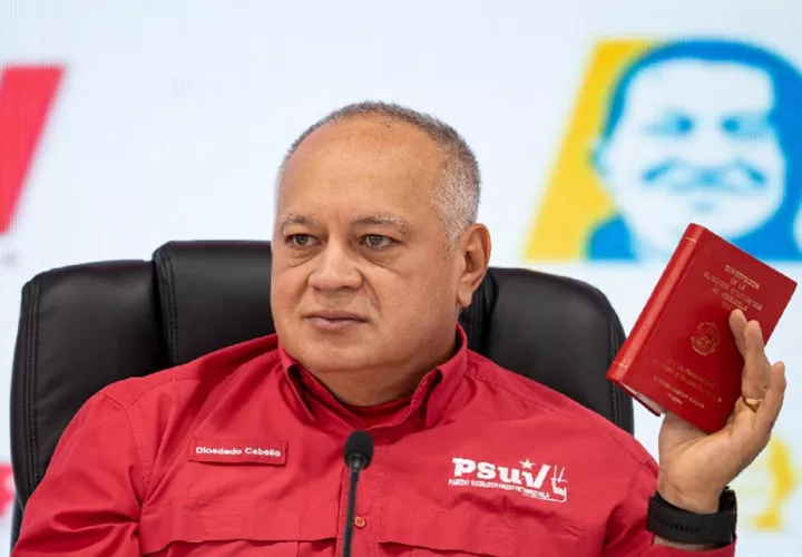El ministro del Interior y Justicia de Venezuela, Diosdado Cabello. Foto: EFE