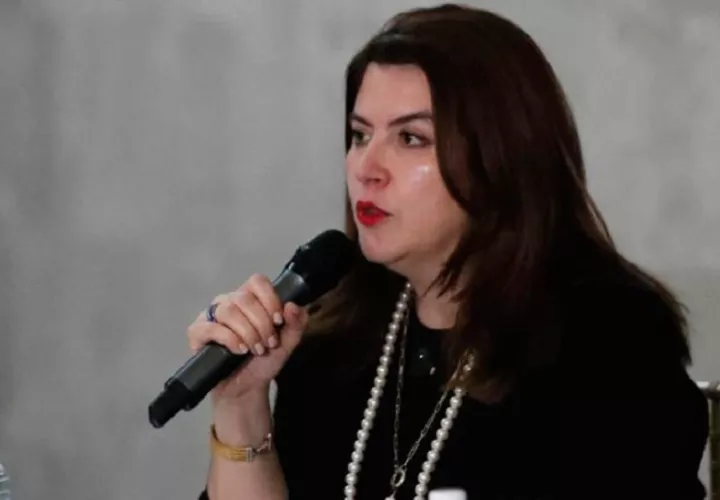 Cossette López-Osorio, miembro del pleno del Consejo Nacional Electoral (CNE) de Honduras. Foto EFE