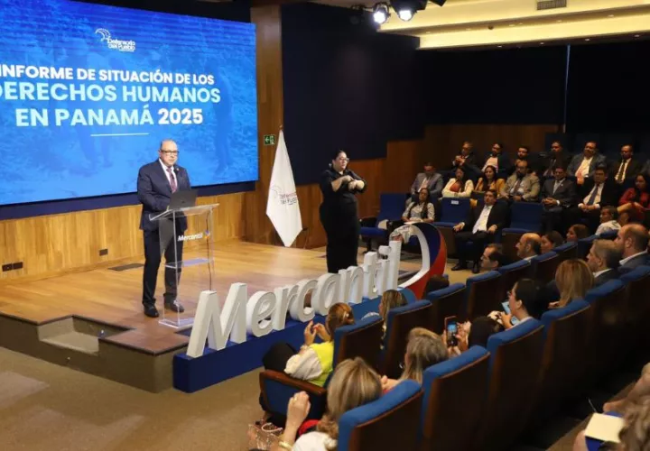 Presentación del Informe Anual de Derechos Humanos. Foto: Cortesía