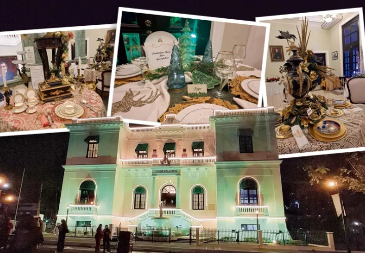 'La elegancia de la Navidad, puesta en la mesa'. Fotos: Belys Toribio
