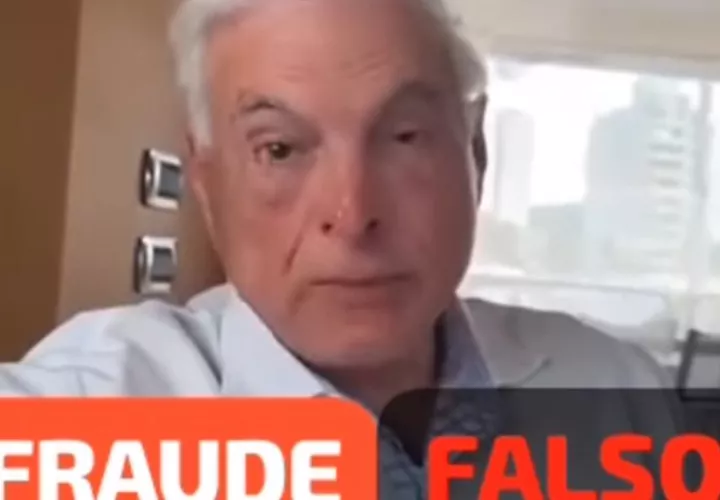 El expresidente Ricardo Martinelli alertó que el video es falso.