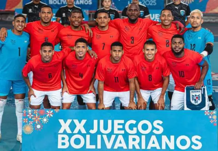 Selección de de Futsal de Panamá. Foto:COP