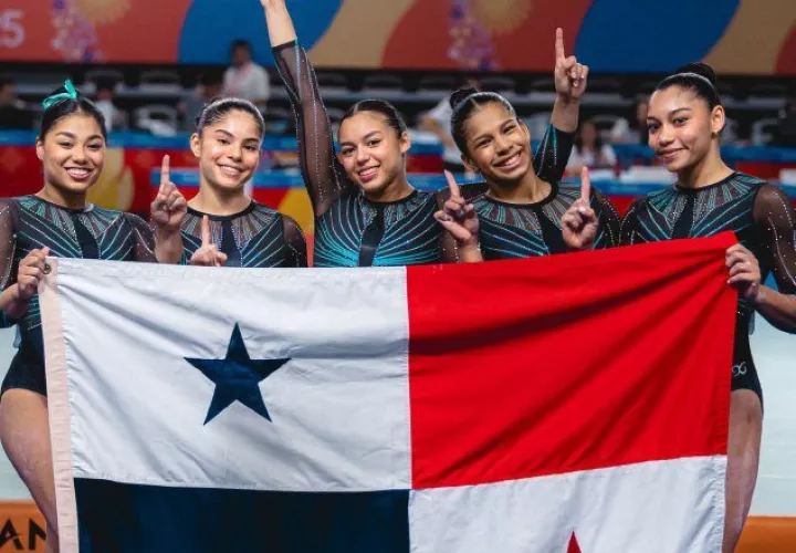 La gimnasia ganó oro por equipo en los Bolivarianos 2025. Foto: COP