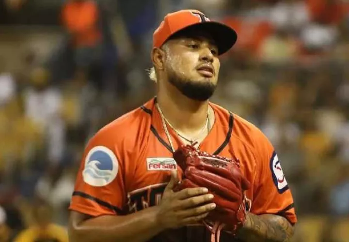 Jaime Barría, lanzador de los Toros del Este. Foto: Instagram