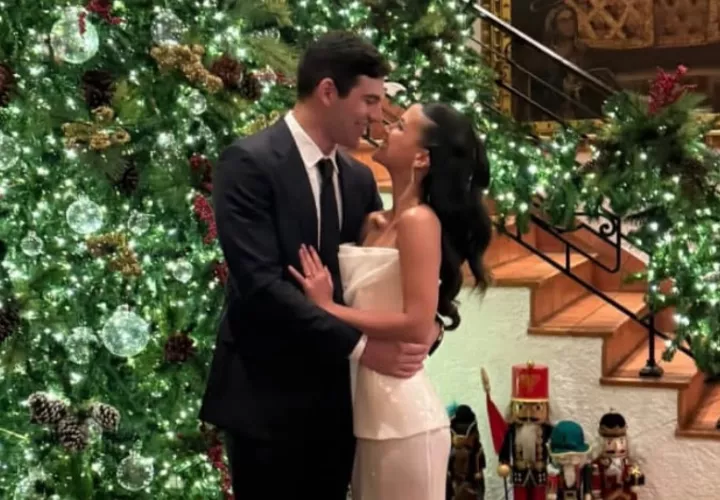 Carlos Pérez y Julianne Roux. Foto: Instagram / @juliannerouxm