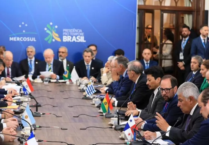 Durante el encuentro. Foto: @presidenciapma/